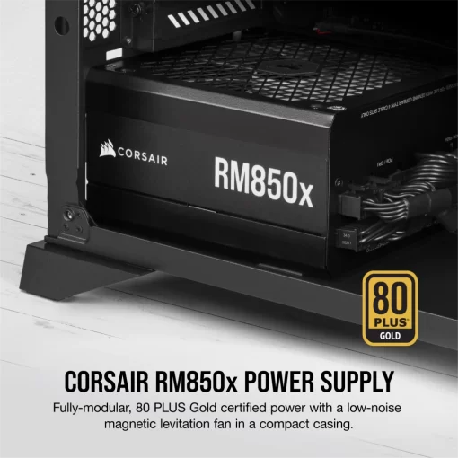 CORSAIR RMx Series RM850x (2024) PSU - 850W, 80 plus Gold, Full Modular, ATX 3.1 & PCIe 5.1