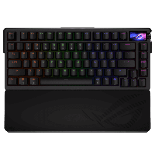 ASUS ROG Azoth Extreme Gaming Keyboard - NX Switch, 75 keys, Aluminum Case, 3 modes, Color OLED Touchscreen