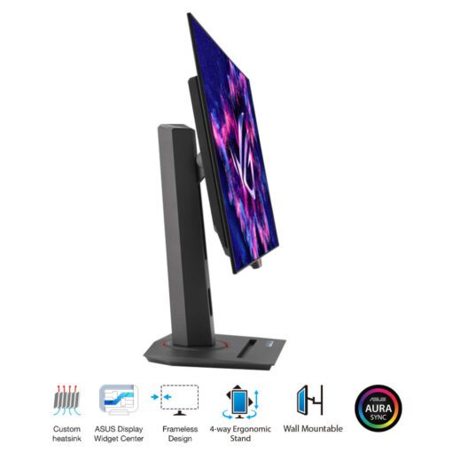 ASUS ROG Strix OLED XG27AQDMG Gaming Monitor - 27 inch 2K QHD (2560x1440), glossy WOLED panel, 240 Hz, 0.03 ms, G-SYNC® compatible, 99% DCI-P3