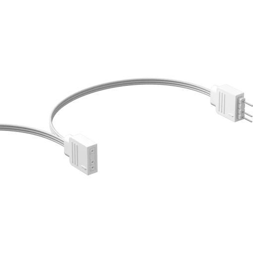 CORSAIR RS120 ARGB Triple Pack White (CO-9050185-WW) Fans - 3x120mm 2100RPM Static Pressure RGB Fan, Daisy Chain 4 Pin PWM, +5V ARGB Connections