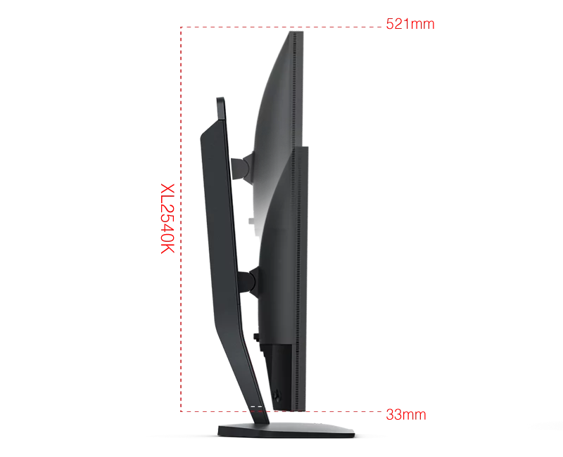 BenQ Zowie XL2540K Gaming Monitor - 24.5 inch, FHD (1920 x 1080), TN 240Hz 18 fluid flexible adjustment more comfort in game 1