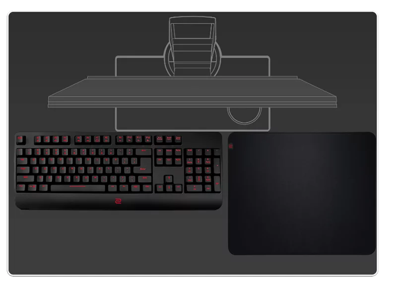BenQ Zowie XL2540K Gaming Monitor - 24.5 inch, FHD (1920 x 1080), TN 240Hz 14 smaller base more playing space 1 1