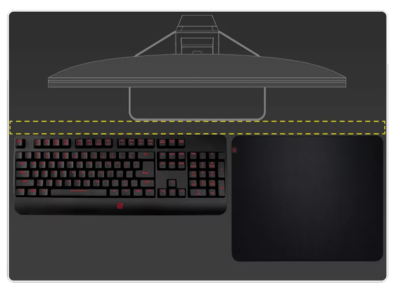BenQ Zowie XL2540K Gaming Monitor - 24.5 inch, FHD (1920 x 1080), TN 240Hz 15 smaller base more playing space 2 2