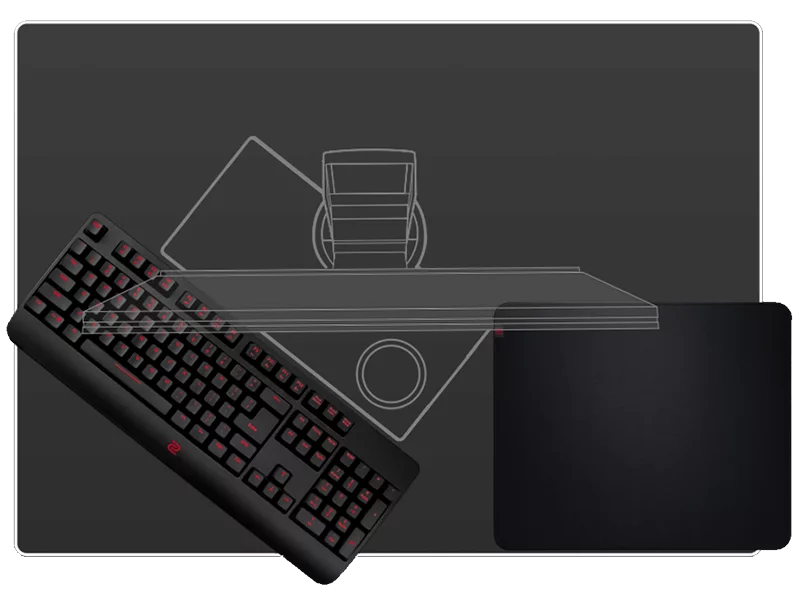 BenQ Zowie XL2540K Gaming Monitor - 24.5 inch, FHD (1920 x 1080), TN 240Hz 16 smaller base more playing space 3 1