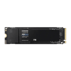 Samsung 990 EVO 1TB (MZ-V9E1T0BW) SSD - M.2 2280 NVMe 2.0, PCIe Gen 4x4, Gen 5x2, 4.200 MB/s write, 5.000 MB/s read