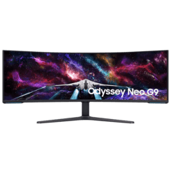 Samsung Odyssey Neo G9 G95NC LS57CG952NEXXV Curved 1000R Gaming Monitor - 57 inch 32:9 mini-LED VA DUHD (7680 x 2160), 240Hz, 1ms, 420 cd/㎡, DisplayHDR 1000, HDR10+ Gaming, Quantum Matrix