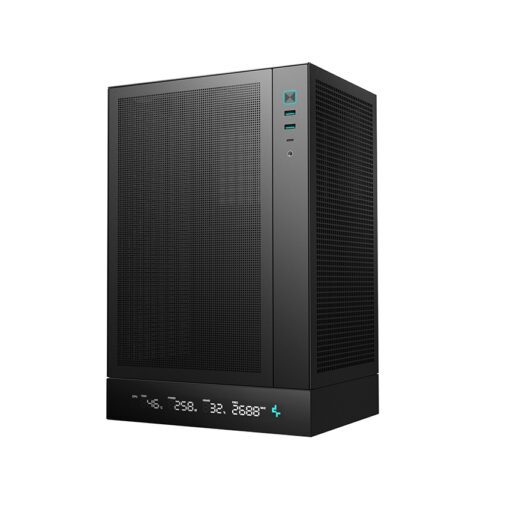 DEEPCOOL CH170 Digital - Black, vertical ITX Case