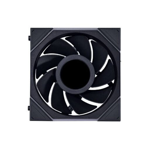Lian Li UNI FAN TL LCD 120 Reverse Blade Triple Black Fan (12RTLLCD3B) - 3x 120mm fans, 1x UNI FAN Controller Cable (P-7P)