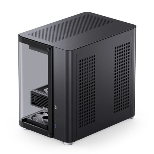 Jonsbo TK-2 Black Mid Tower Case - Hyperboloid Glass Design, Mid-Tower, Support BTF MB + 360 AIO