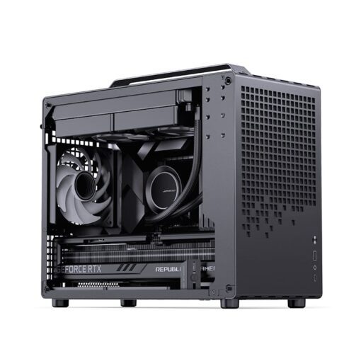 Jonsbo Z20 Black Mini Case - Micro-ATX, Detachable Carrying handle, support 240 AIO