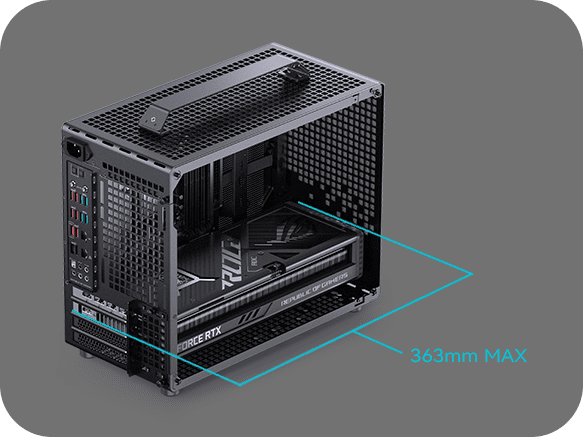 Jonsbo Z20 Black Orange Mini Case - Micro-ATX, Detachable Carrying handle, support 240 AIO 22 202312968408