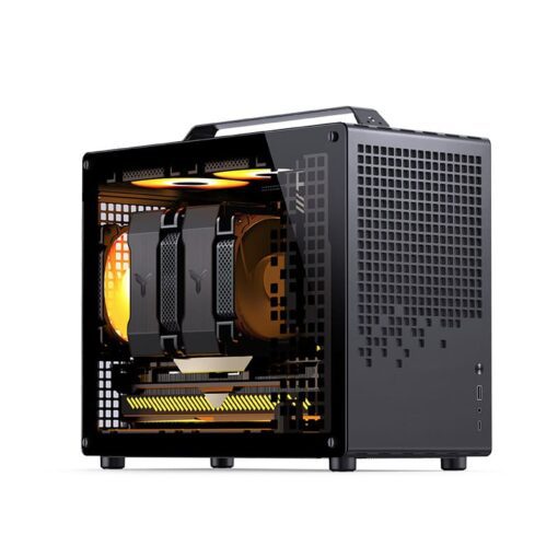 Jonsbo Z20 Black Mini Case - Micro-ATX, Detachable Carrying handle, support 240 AIO