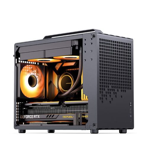 Jonsbo Z20 Black Mini Case - Micro-ATX, Detachable Carrying handle, support 240 AIO