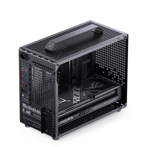 Jonsbo Z20 Black Mini Case - Micro-ATX, Detachable Carrying handle, support 240 AIO