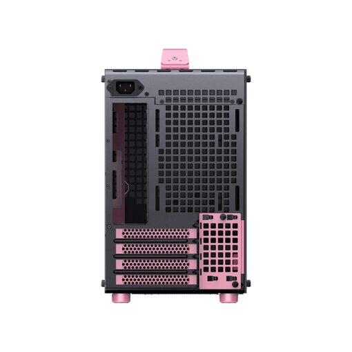 Jonsbo Z20 Black Pink Mini Case - Micro-ATX, Detachable Carrying handle, support 240 AIO