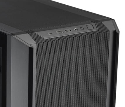 Lian Li LANCOOL 216 RGB Black Case - Mesh, 2x160mm ARGB fans front, 1x140mm PWM fan rear 43 216 1031 017 1