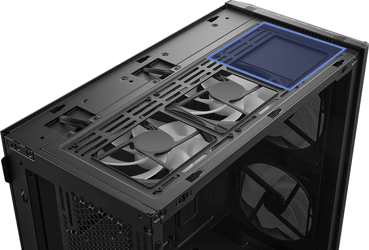 Lian Li LANCOOL 216 RGB Black Case - Mesh, 2x160mm ARGB fans front, 1x140mm PWM fan rear 49 216 1031 024