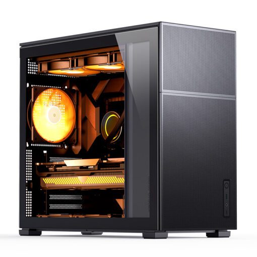Jonsbo D41 MESH Black ATX Mid Tower Case - Support GPU RTX 4090 + 360 AIO + ATX Power