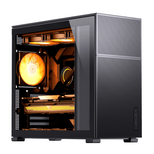 Jonsbo D41 MESH Black ATX Mid Tower Case - Support GPU RTX 4090 + 360 AIO + ATX Power