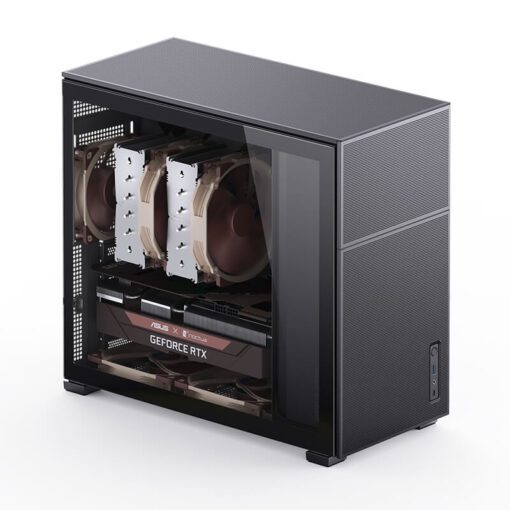 Jonsbo D41 MESH Black ATX Mid Tower Case - Support GPU RTX 4090 + 360 AIO + ATX Power