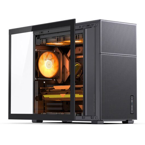 Jonsbo D41 MESH Black ATX Mid Tower Case - Support GPU RTX 4090 + 360 AIO + ATX Power