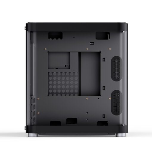 Jonsbo TK-1 Black Micro ATX Mini Tower Case - Hyperboloid Glass Design, Support ATX power + 240 AIO