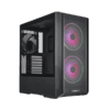 Lian Li LANCOOL 216 RGB Black Case - Mesh, 2x160mm ARGB fans front, 1x140mm PWM fan rear