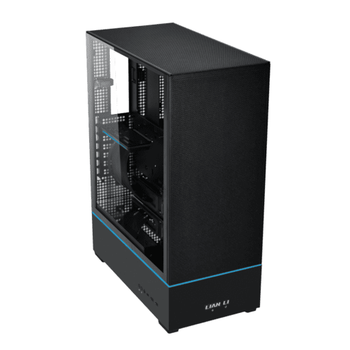 Lian Li SUP01 Black Small Tower Case - stand-up platform, 510mm PCIe 4.0 riser cable included