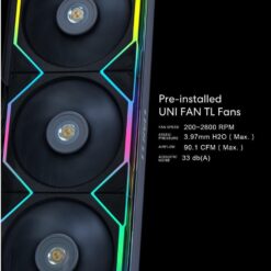 Lian Li Hydroshift 360 AIO TL Fans black product 3