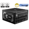 MSI MAG A1250GL PCIE5 PSU - 1250W, 80 plus Gold, Full-Modular, Flat Cables, Single Rail
