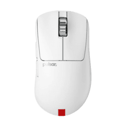 Pulsar Xlite V3 eS Wireless Gaming White Edition (Dongle 4K Polling Rate included) Mouse - Medium Size, OLED screen