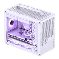 Jonsbo Z20 White Mini Case - Micro-ATX, Detachable Carrying handle, support 240 AIO