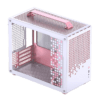 Jonsbo Z20 White Pink Mini Case - Micro-ATX, Detachable Carrying handle, support 240 AIO