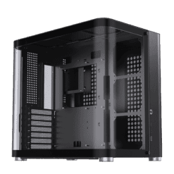 Jonsbo TK-2 Black Mid Tower Case - Hyperboloid Glass Design, Mid-Tower, Support BTF MB + 360 AIO