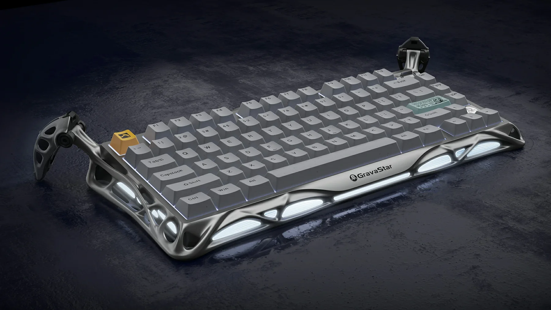 GravaStar Mercury K1 Pro - Concrete Gray Gaming Keyboard 19 1 8c1985fc 0695 4b98 b701 b685f0c7d7f0