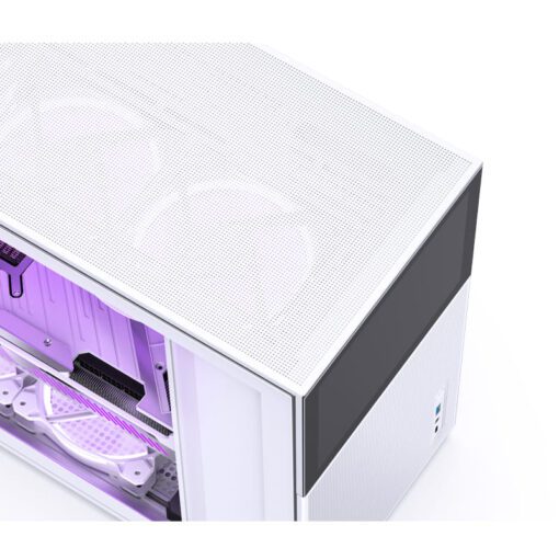 Jonsbo D31 MESH SCREEN White M-ATX Case - Sub HD-LCD Display