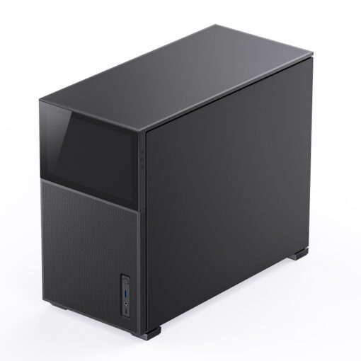 Jonsbo D31 MESH SCREEN Black M-ATX Case - Sub HD-LCD Display