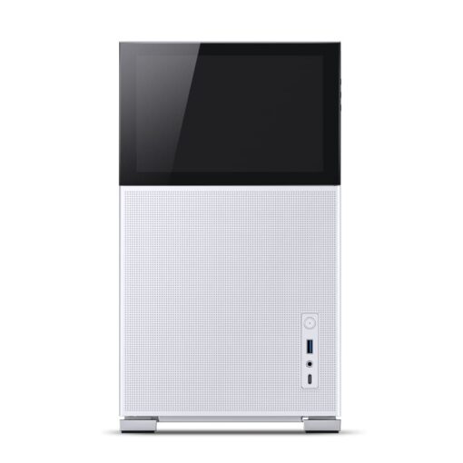 Jonsbo D31 MESH SCREEN White M-ATX Case - Sub HD-LCD Display