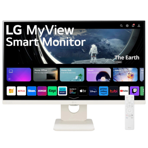 LG 25SR50F-W MyView Smart Monitor with webOS - 24.5 inch FHD (1920x1080), IPS 8ms (Typ.), HDR 10