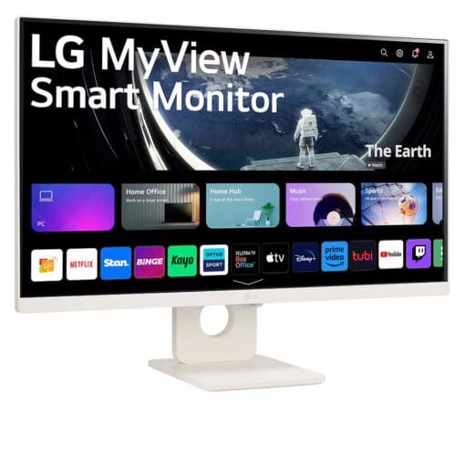 LG 25SR50F-W MyView Smart Monitor with webOS - 24.5 inch FHD (1920x1080), IPS 8ms (Typ.), HDR 10
