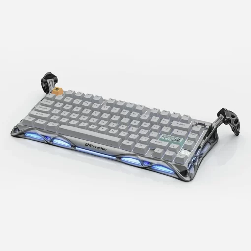 GravaStar Mercury K1 Pro - Concrete Gray Gaming Keyboard