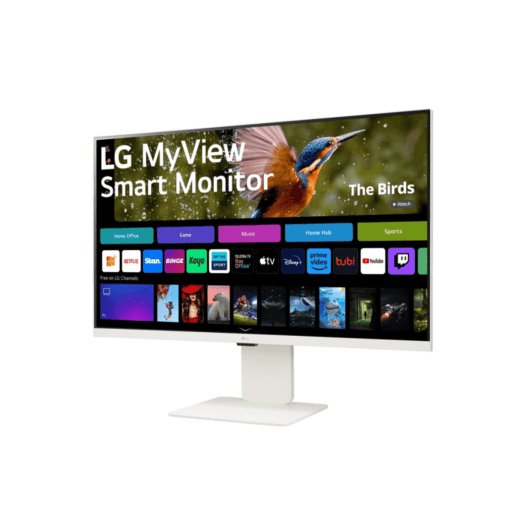 LG 32SR83U-W MyView Smart Monitor with webOS - 31.5 inch 4K UHD (3840 x 2160), IPS (3-side), DCI-P3 90%, 5ms, HDR 10