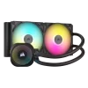 CORSAIR iCUE LINK TITAN 280 RX RGB AIO Liquid CPU Cooler ( CW-9061017-WW) - Black, 280mm radiator, 2x 140mm RX140 RGB fans, iCUE LINK System Hub included