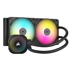 CORSAIR iCUE LINK TITAN 280 RX RGB AIO Liquid CPU Cooler ( CW-9061017-WW) - Black, 280mm radiator, 2x 140mm RX140 RGB fans, iCUE LINK System Hub included
