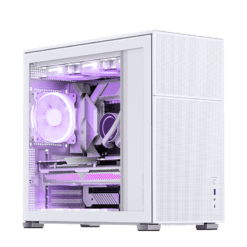 Jonsbo D41 MESH White ATX Mid Tower Case - Support GPU RTX 4090 + 360 AIO + ATX Power