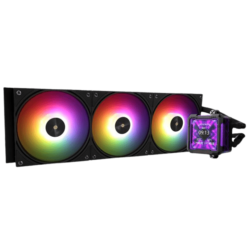 THERMALRIGHT Frozen Warframe Pro 360 ARGB Black AIO Liquid CPU Cooler - Black, 360mm Radiator, ARGB, AM5-LGA1700 compatible