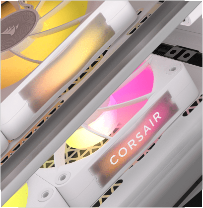 CORSAIR iCUE LINK TITAN 240 RX RGB AIO Liquid CPU Cooler (CW-9061020-WW) - White, 240mm radiator, 2x 120mm RX120 RGB fans, iCUE LINK System Hub included 34