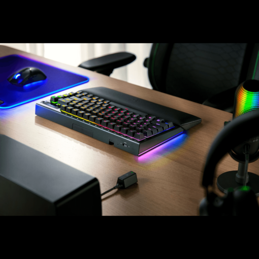 Razer BlackWidow V4 Pro 75% Wireless Gaming Mechanical Keyboard - OLED Display, Hot-swappable, True 4K Hz Wireless, Bluetooth 5.1, Razer™ Orange Tactile Switches Gen‑3