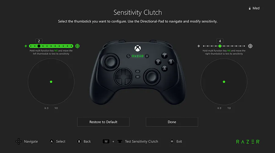 button layout customization