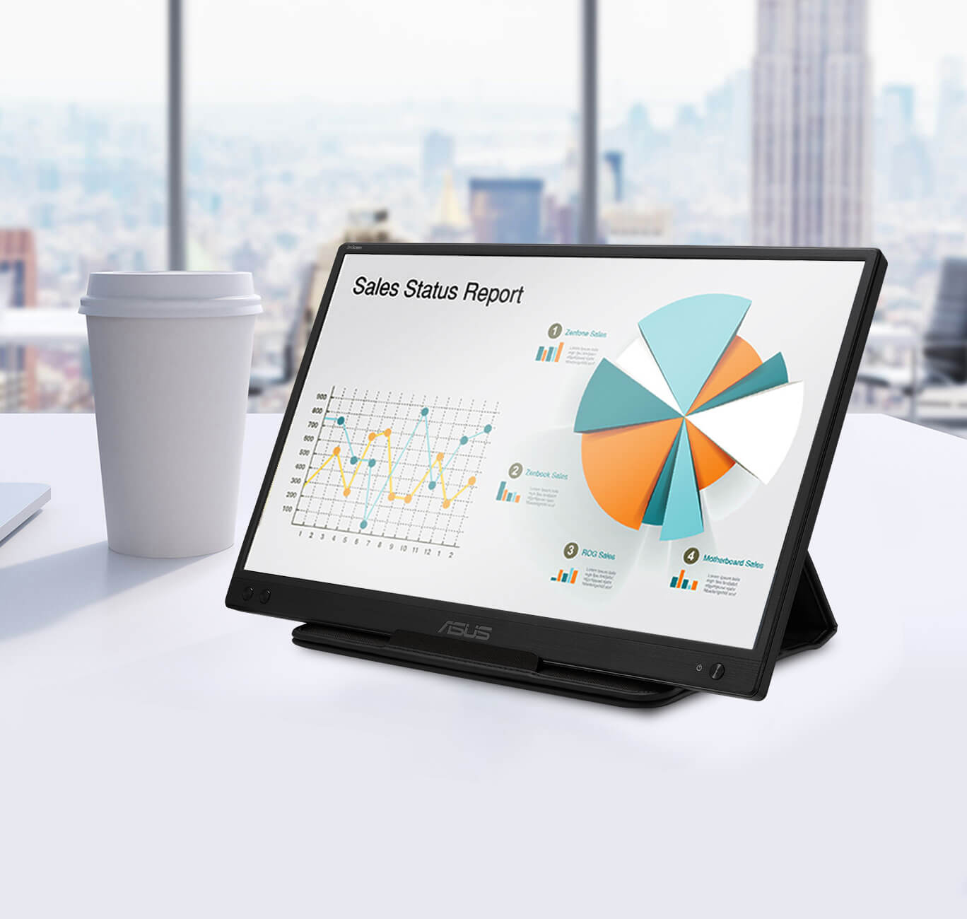 ASUS ZenScreen MB166C Portable Monitor - 15.6" IPS Full HD, Flicker Free, Low Blue Filter 19 comfort